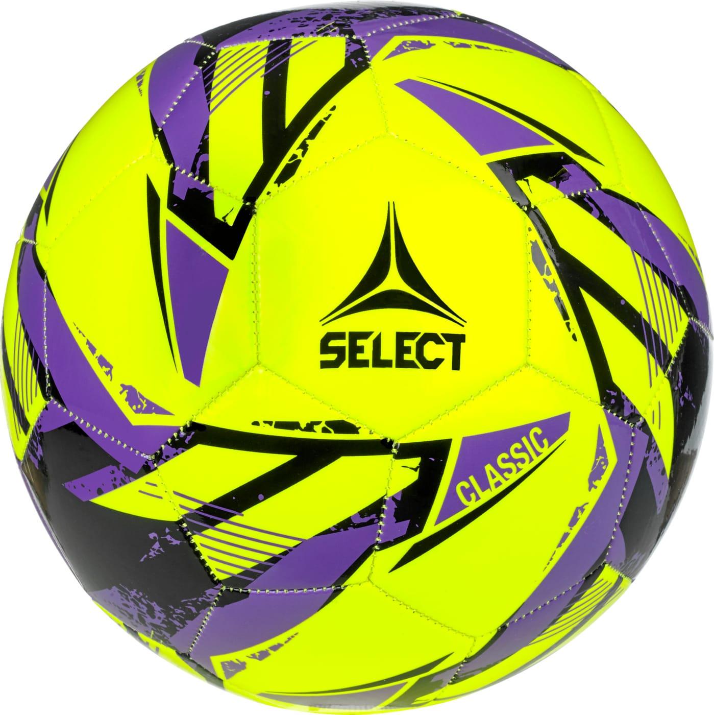 М'яч футбольний Select Classic v26 р. 4 Жовтий/Фіолетовий (099380-003 4)