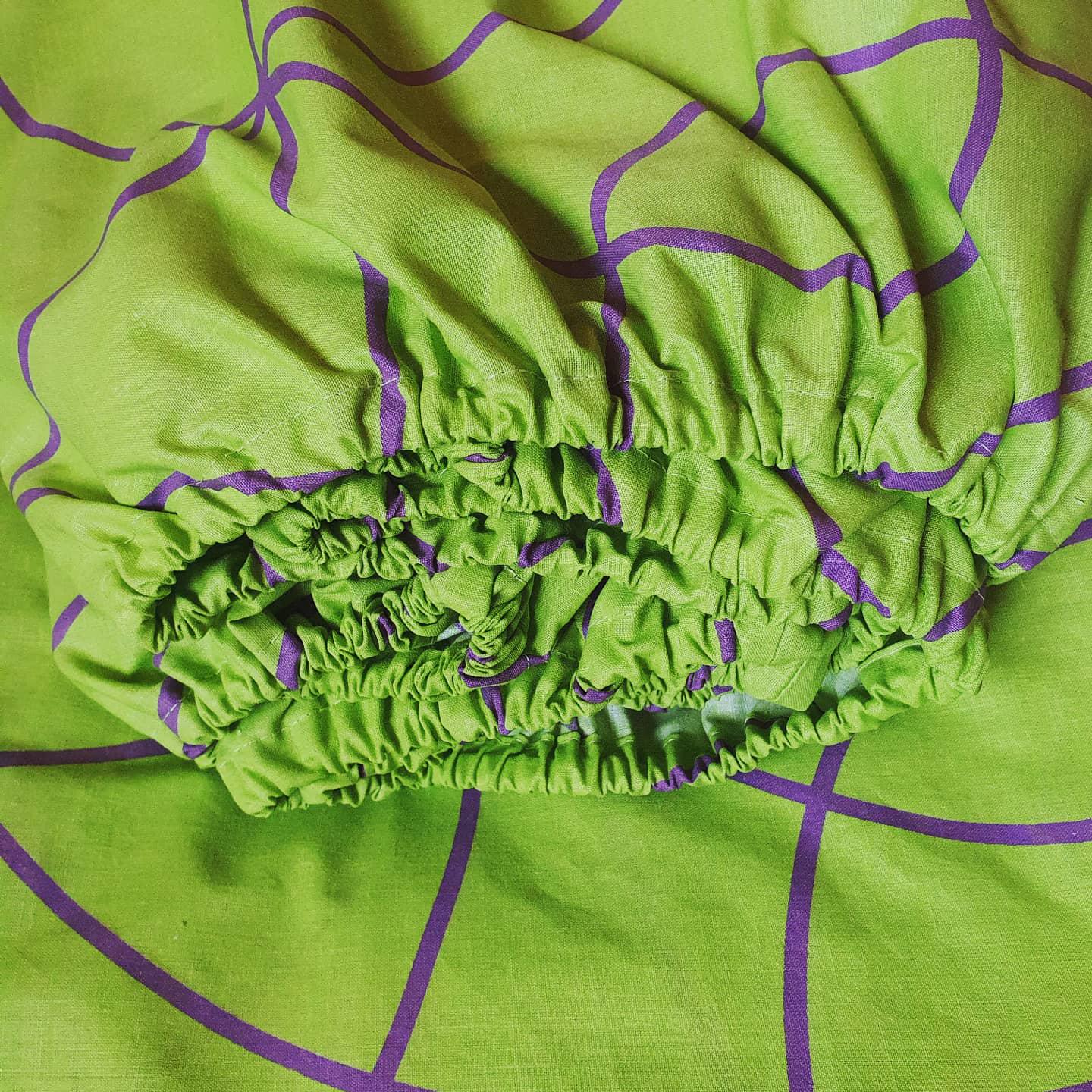 Простынь на резинке Текстилія бязь 160х200 см Салатовый в полоску (01011913) - фото 1 Простынь на резинке Текстилія бязь 160х200 см Салатовый в полоску (01011913) - фото 1