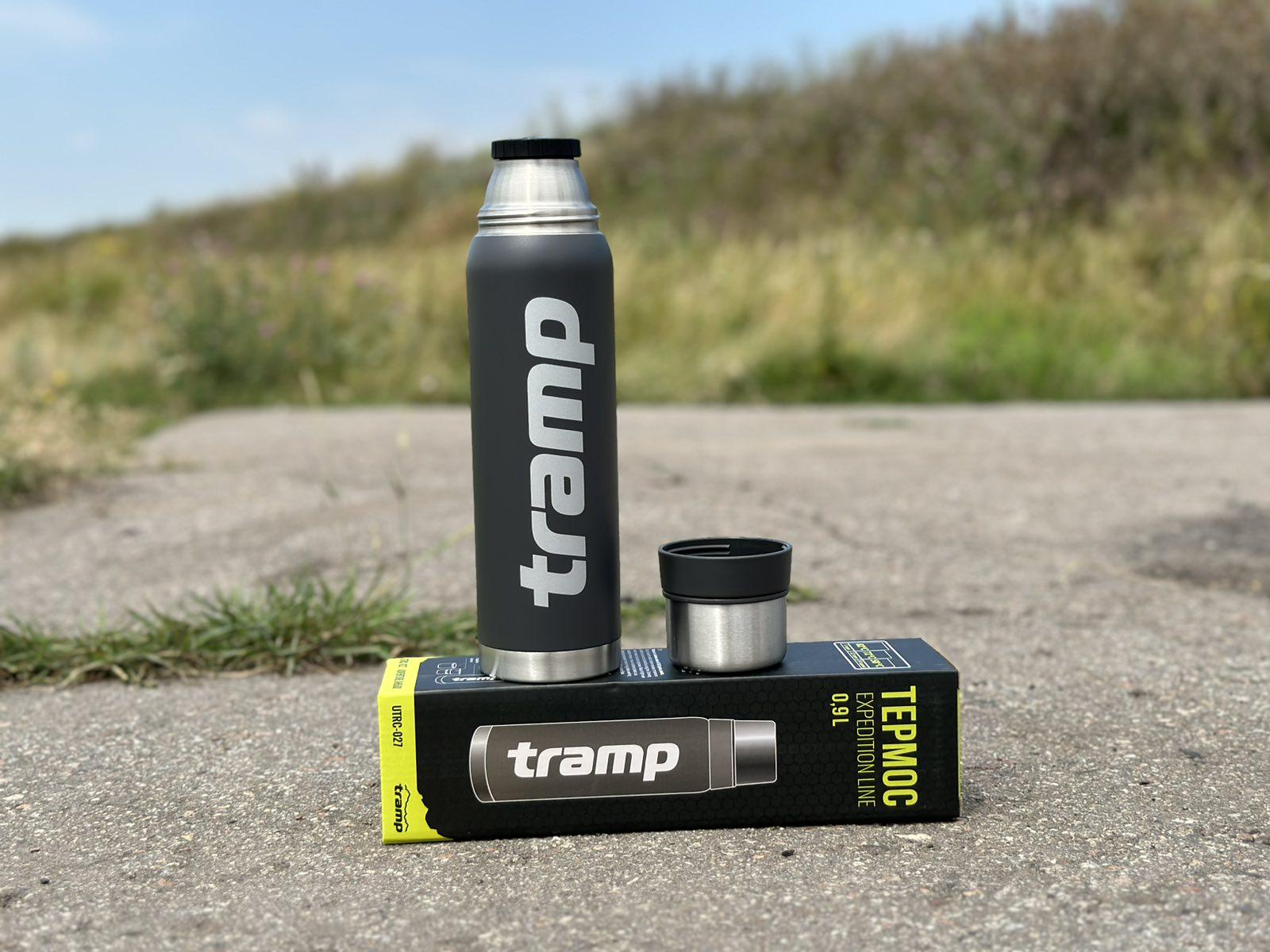 Термос для напитков Tramp expeditio с нержавейки держит 24 ч. 0,9 л (UTRC-027-grey) - фото 3 Термос для напитков Tramp expeditio с нержавейки держит 24 ч. 0,9 л (UTRC-027-grey) - фото 3