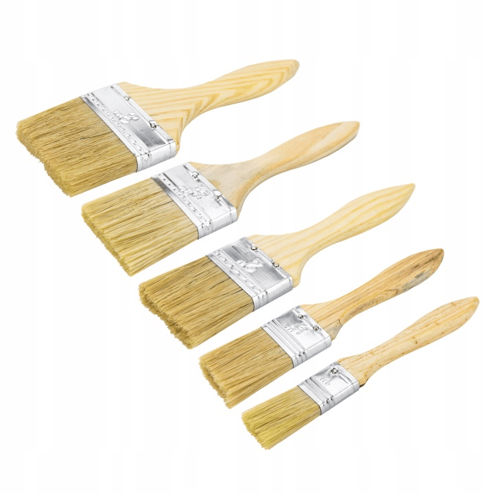 Набір пензлів малярських плоских 5 шт. (XJ6017)