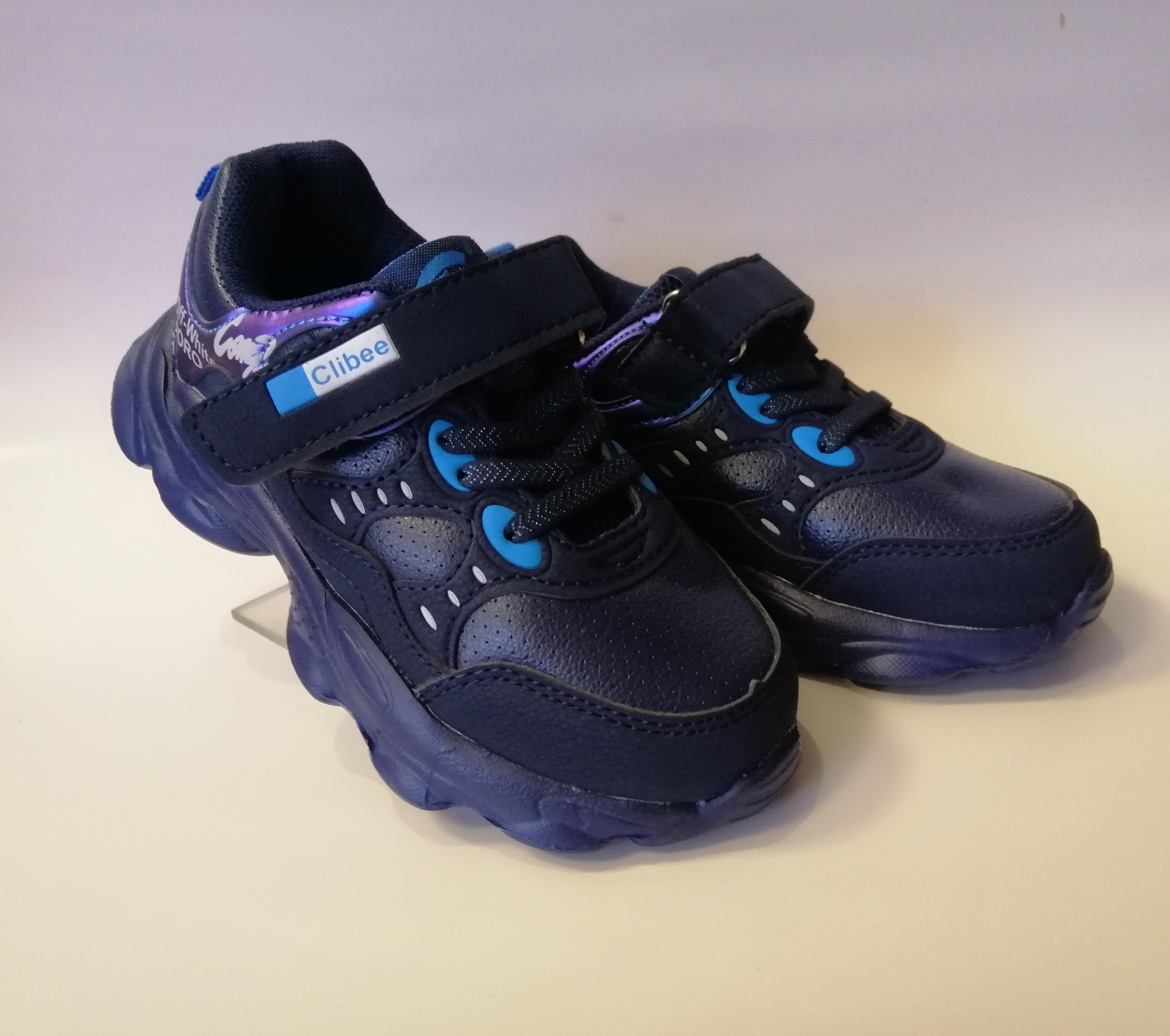 Кроссовки для мальчика Clibee р.30 18 см Синий (915 F bl bl)