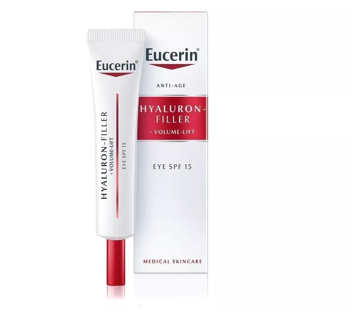 Крем восстанавливающий для контура глаз из SPF 15 Eucerin Hyaluron Volume Filler 15 мл (2536626180)