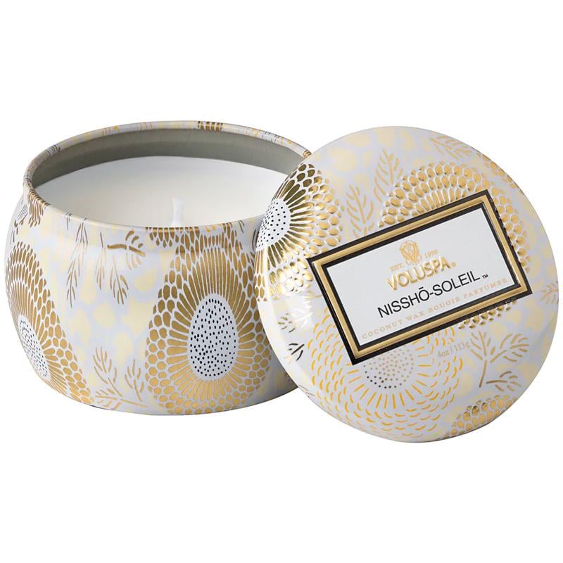 Свеча ароматическая Voluspa Japonica Nissho-Soleil 113 г металлическая шкатулка (111002648)
