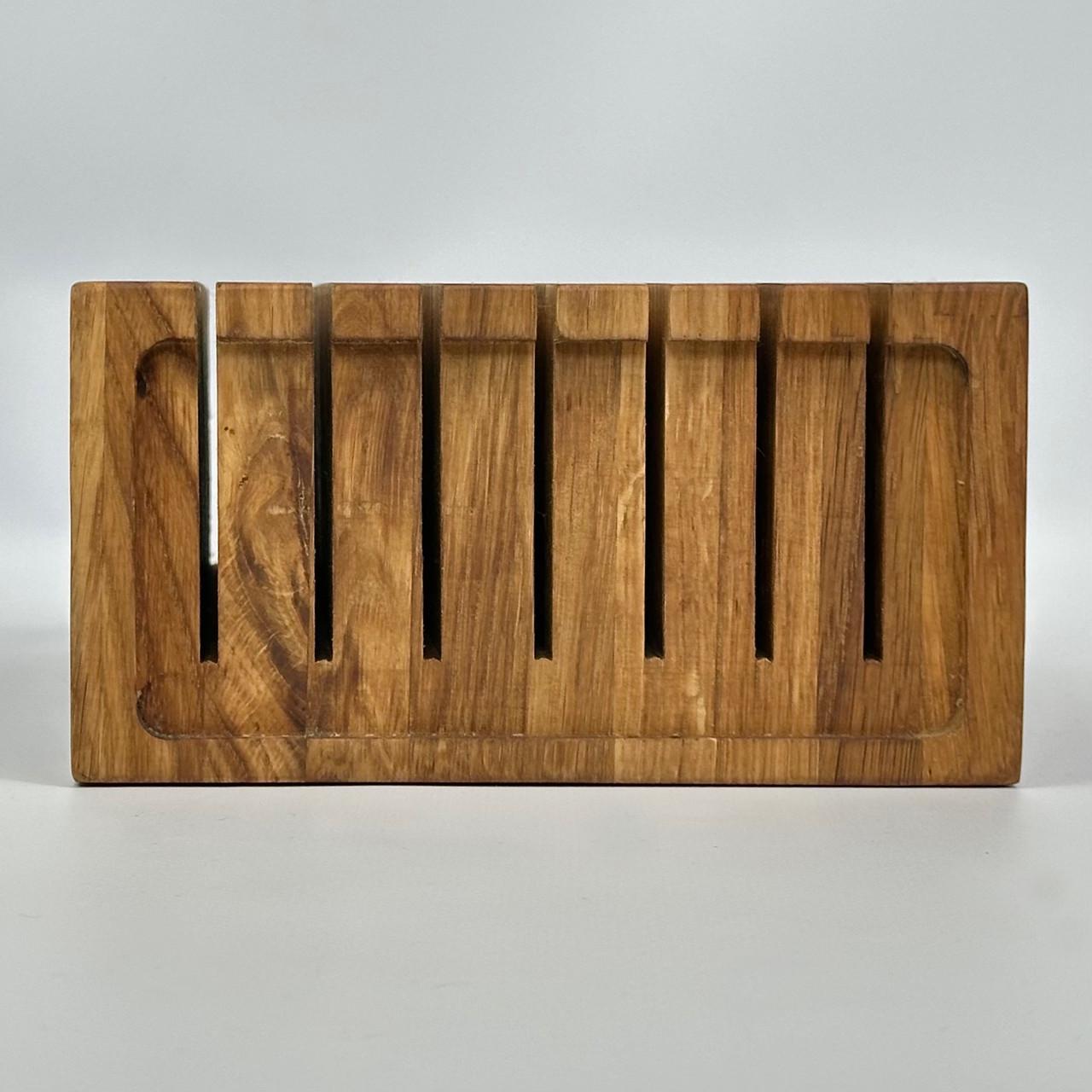 Подставка для ножей Gorillas BBQ деревянная торцевая (DS12) - фото 10 Подставка для ножей Gorillas BBQ деревянная торцевая (DS12) - фото 10