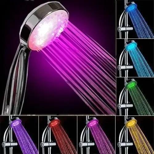 Лейка для душа LED Shower с подсветкой от температуры Серый (21995684) - фото 2