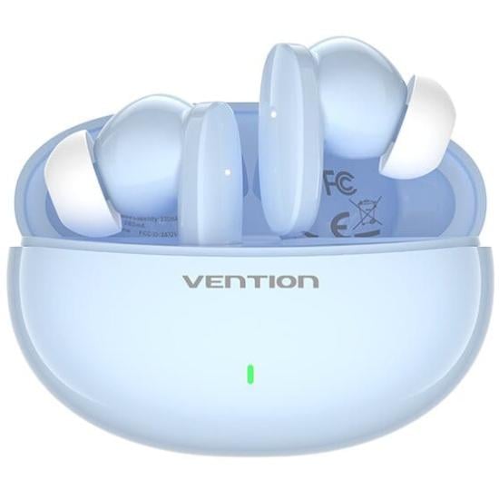 Наушники беспроводные TWS Vention Elf Earbuds E01 BT5.3 IPX4 230 mAh Blue (NBFS0)