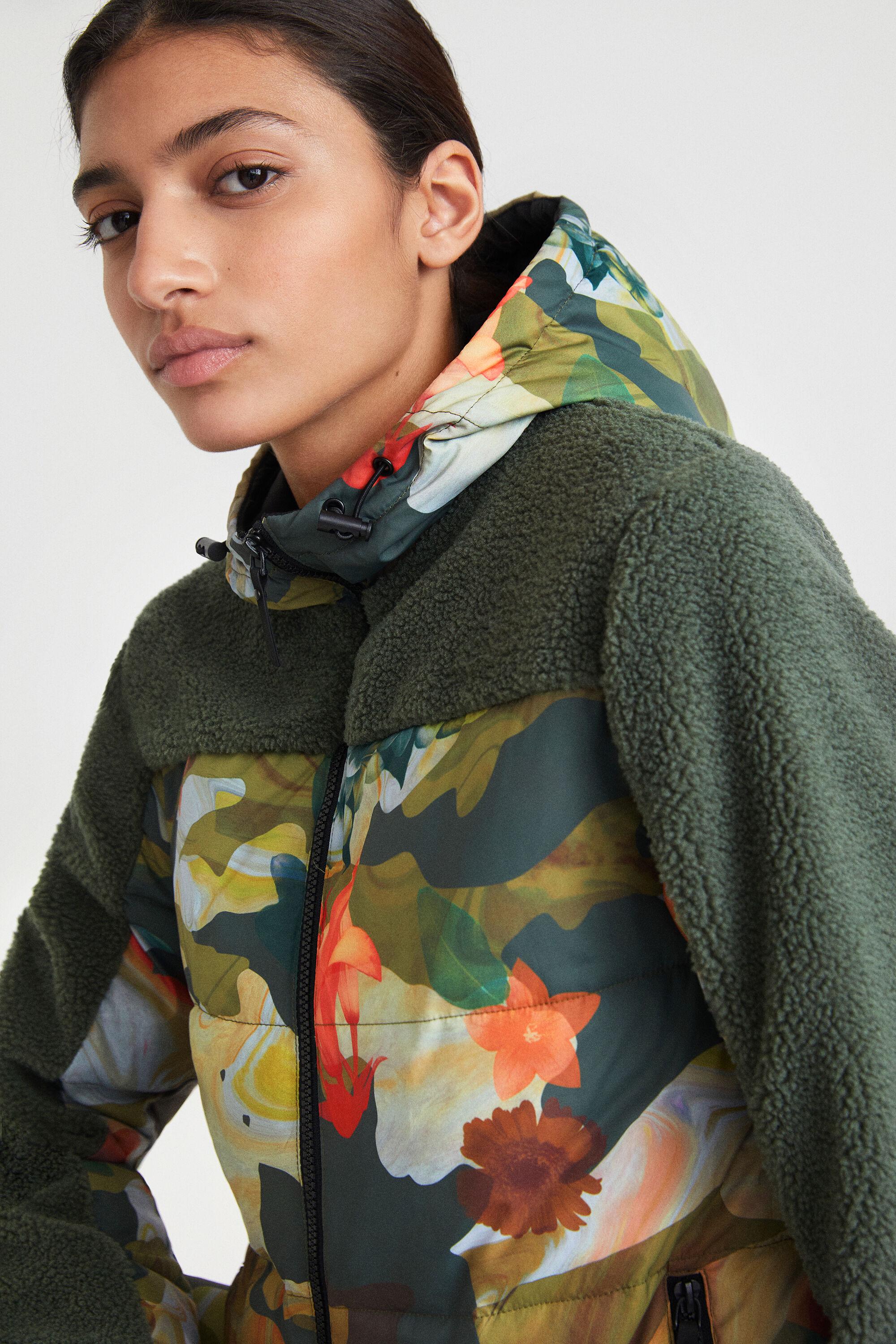 Куртка женская Desigual 21wweway S Хаки - фото 4