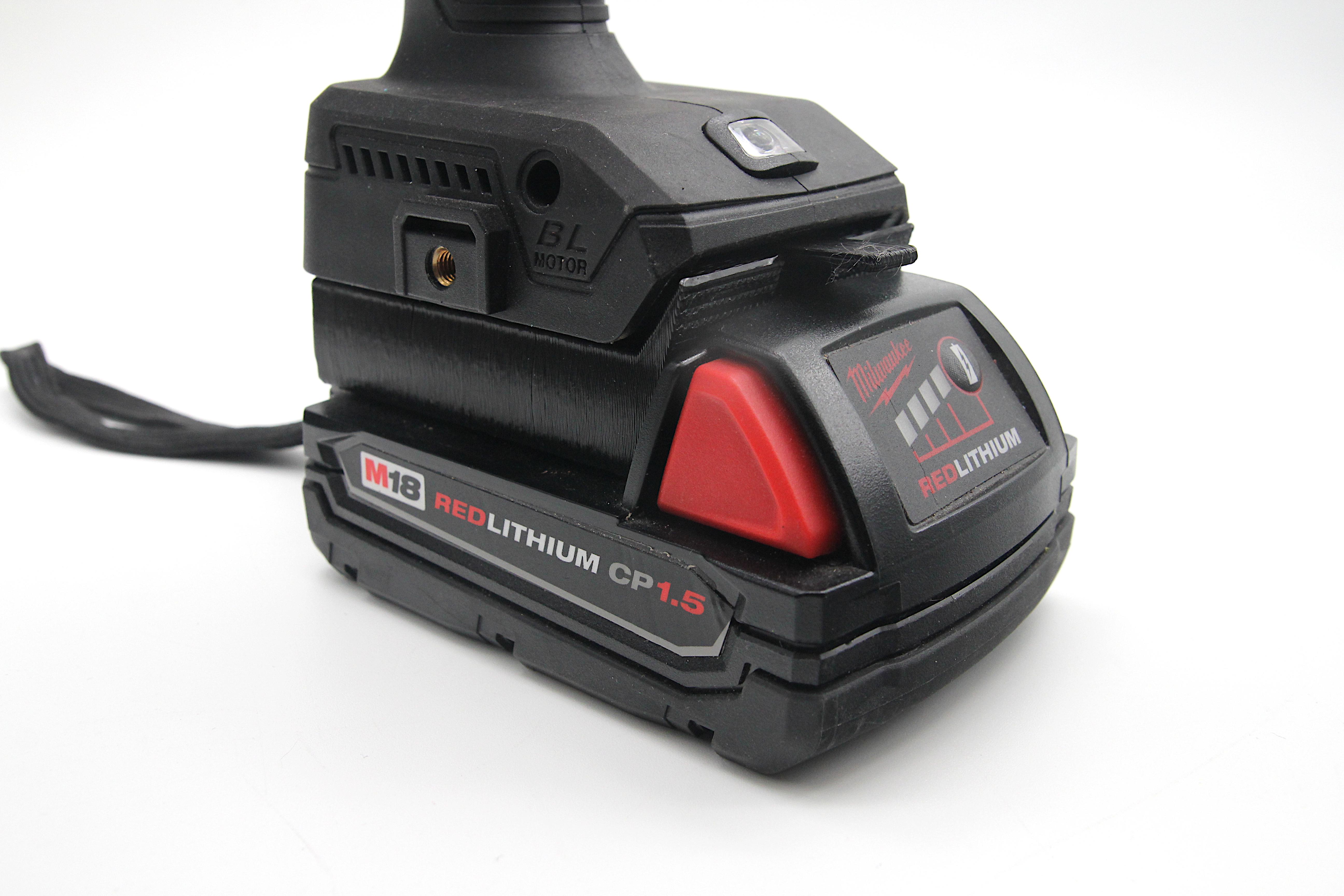 Переходник с акумулятора Milwaukee на инструмент DniproM (mil-dni) - фото 5 Переходник с акумулятора Milwaukee на инструмент DniproM (mil-dni) - фото 5