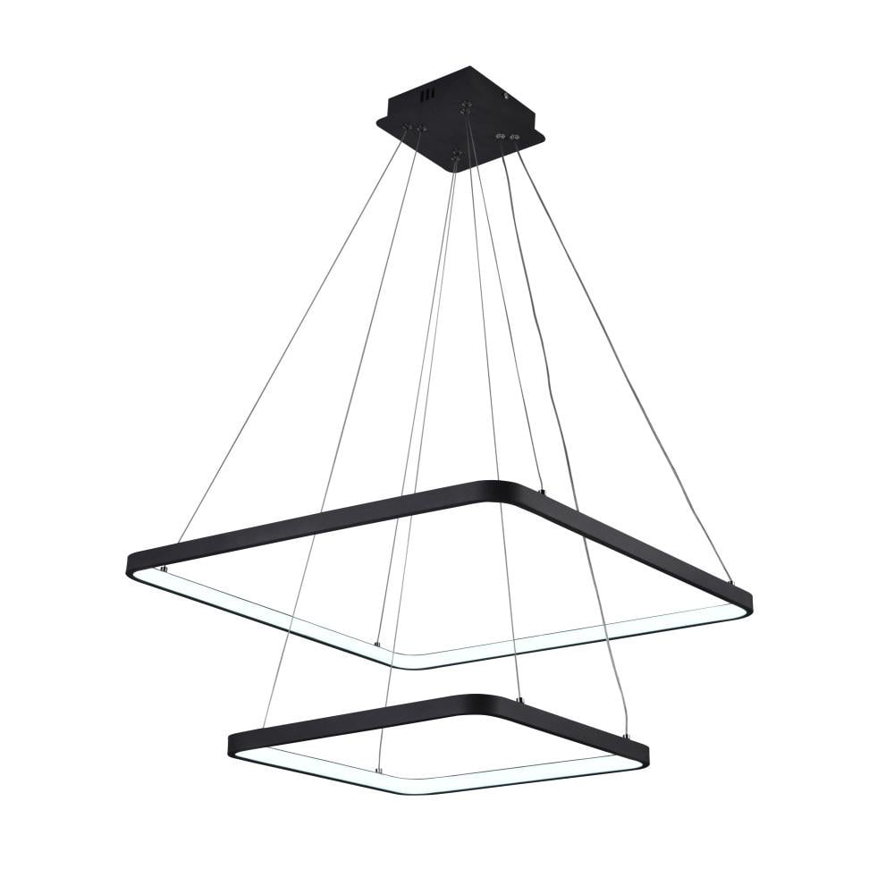 Люстра підвісна світлодіодна Sirius LCD3018 BK Чорний (27435645)