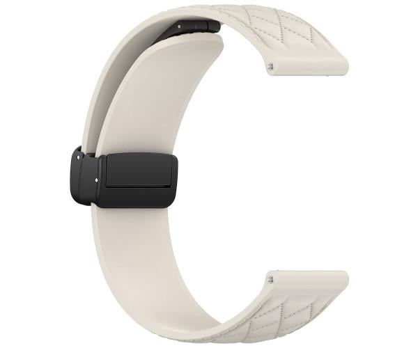 Ремінець силіконовий Lingge для смарт-годинників Huawei Watch GT 6 46 мм/GT 6 Pro 46/22 мм Кремовий (49001)