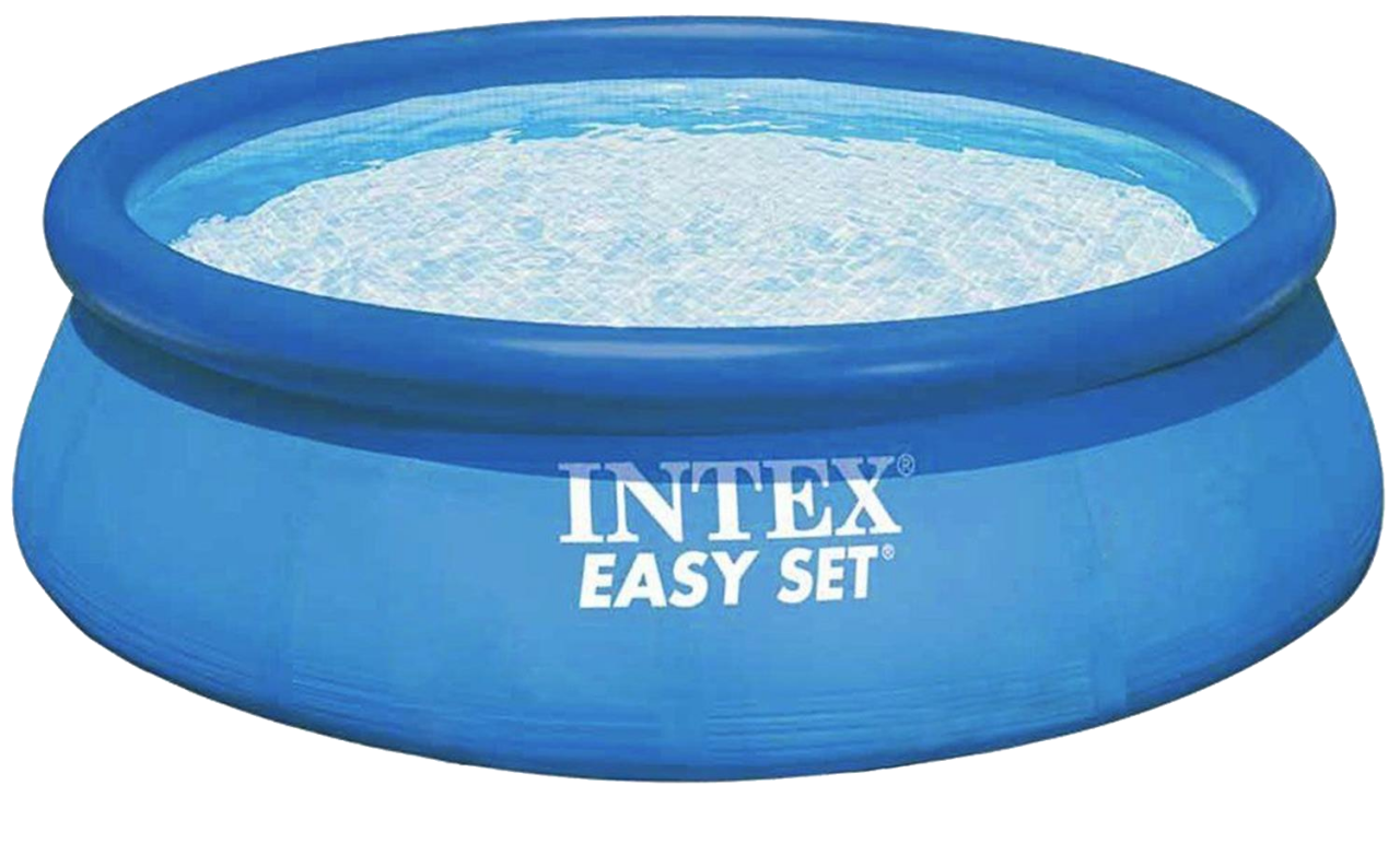 Бассейн детский надувной Intex 28108 Easy Set круглый с картриджным фильтровальным насосом 244х61 см Синий (34-9-28108)