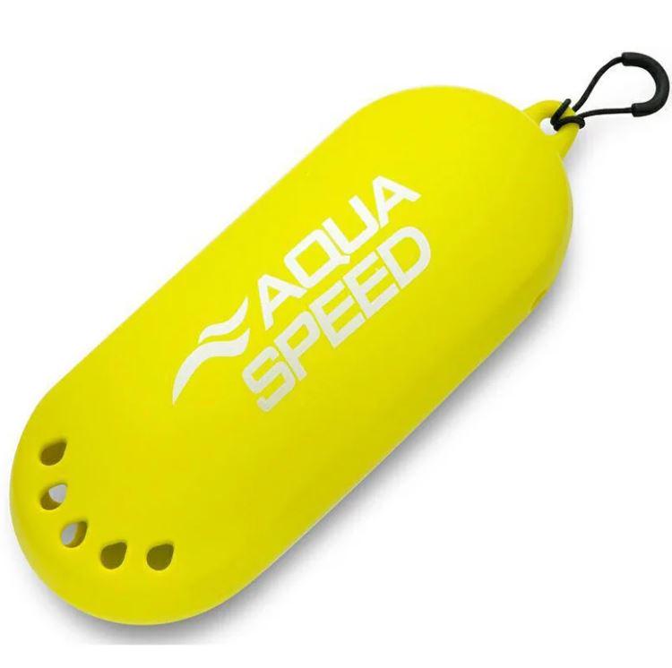 Чохол для окулярів Aqua Speed Silicone Goggle Case 178х70х50 мм Чорний/Жовтий (6936116102185) - фото 2