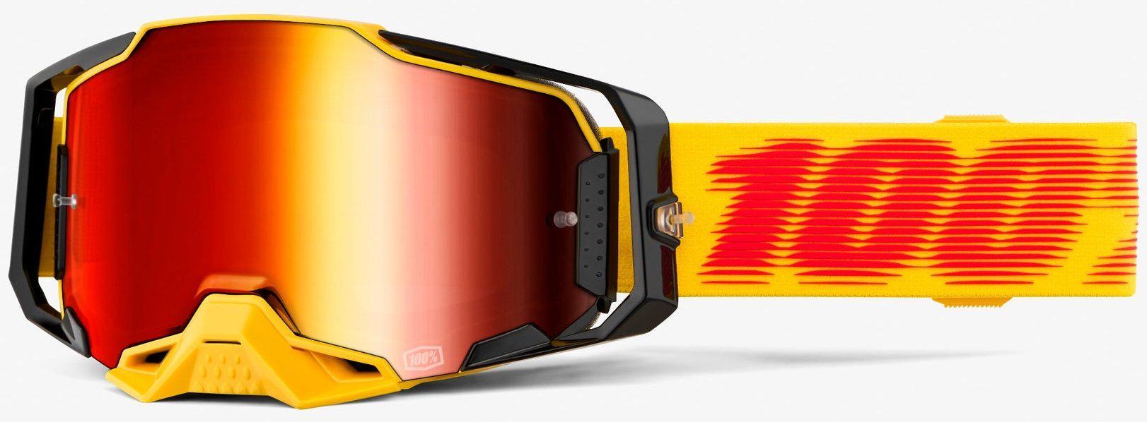 Мотоокуляри 100% ARMEGA Goggle Tetsu/Mirror Red Lens (50273)