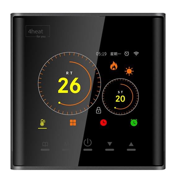 Wi-Fi программатор для теплого пола 4HEAT AE-740 Black (9087694)