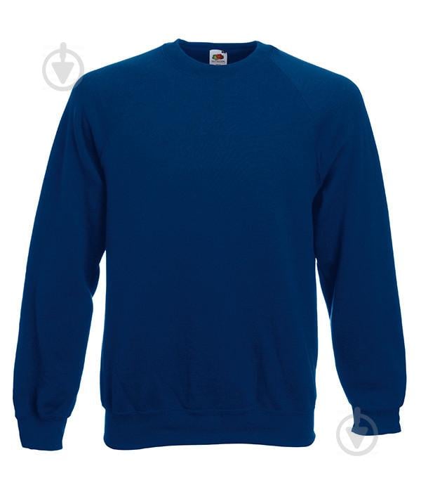 Світшот Fruit of the Loom Classic raglan sweat S Темно-Синій (062216032S) - фото 1