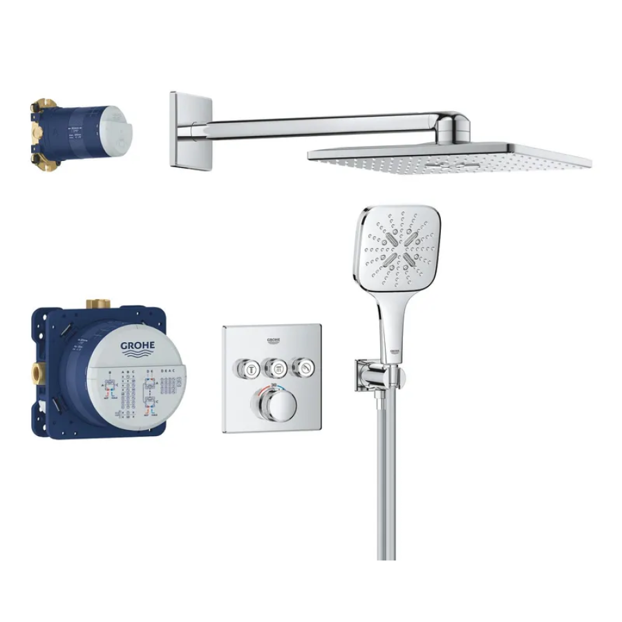 Душевая система скрытого монтажа с термостатом Grohe Grohtherm SmartControl (34864000)