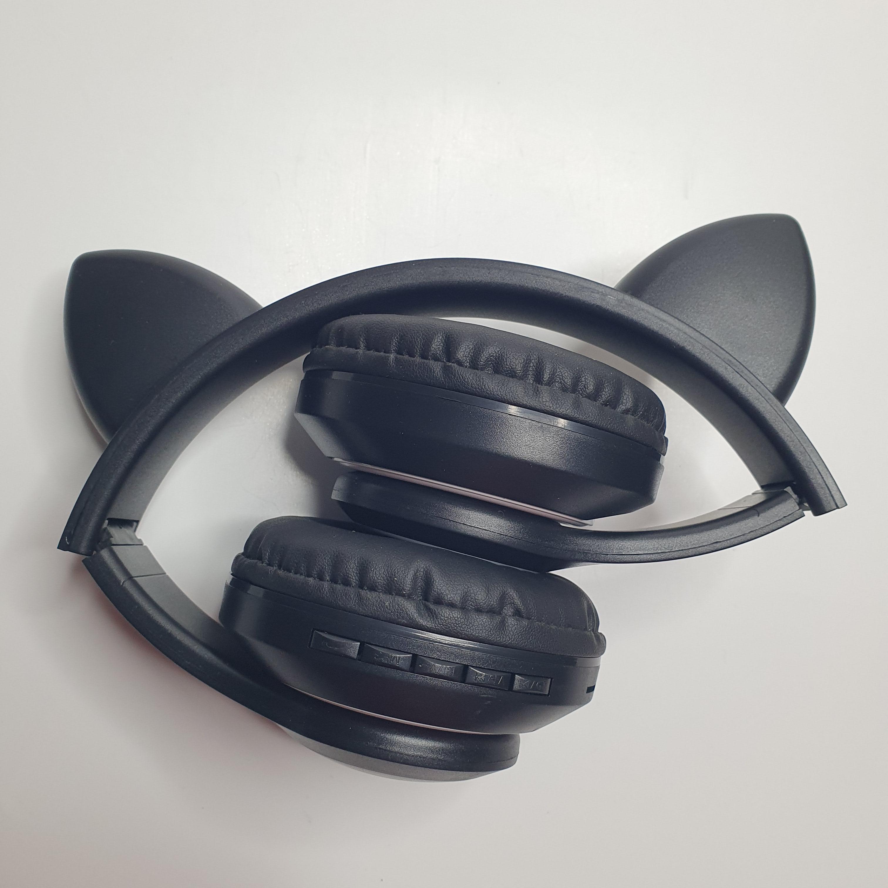 Наушники CAT STN-28 с кошачьими ушками Bluetooth Черный (10618139) - фото 4 Наушники CAT STN-28 с кошачьими ушками Bluetooth Черный (10618139) - фото 4