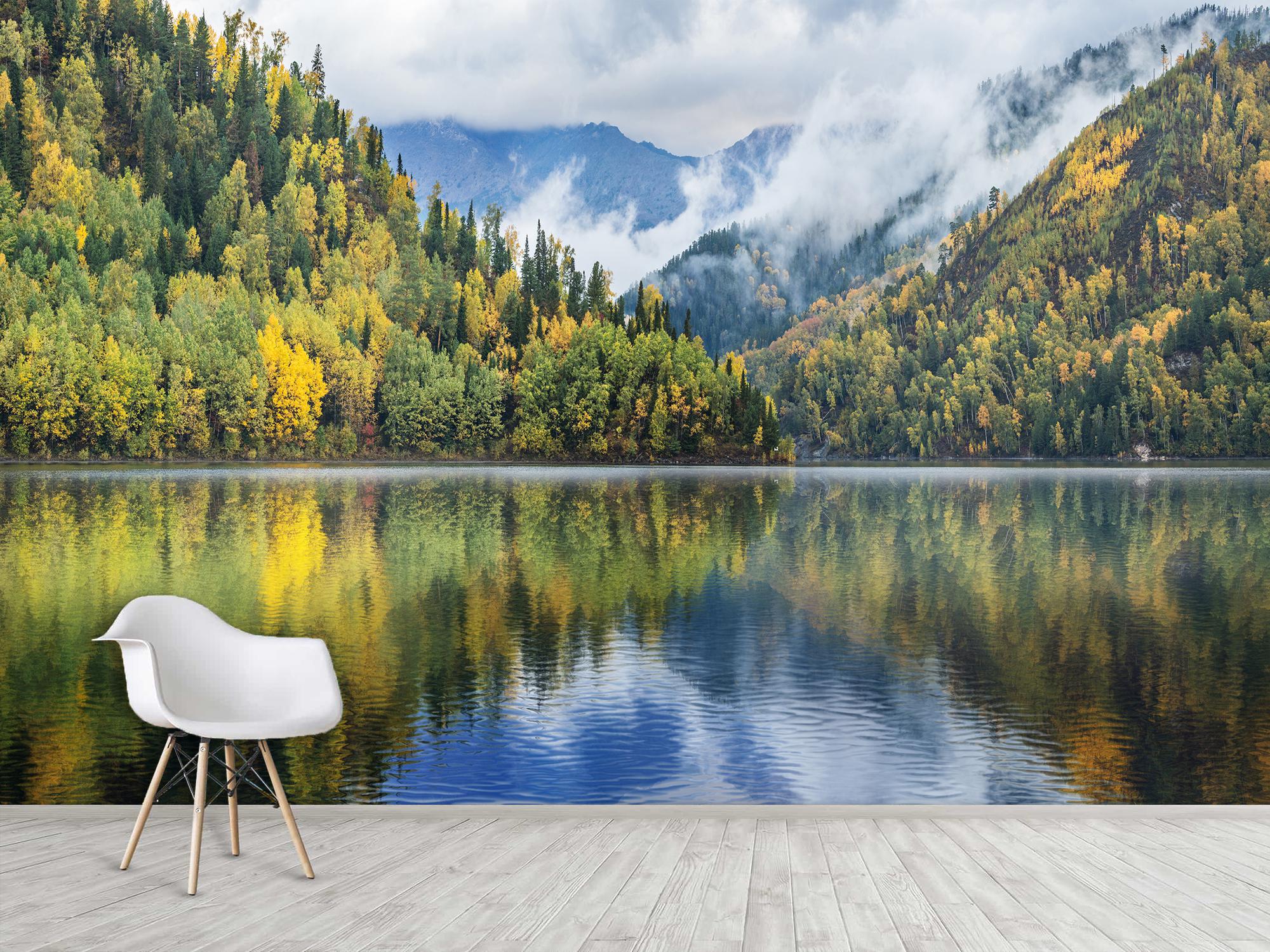 Фотообои флизелиновые Upstream Тишина горного озера 285х190 см (S5NTR-091/4) - фото 8