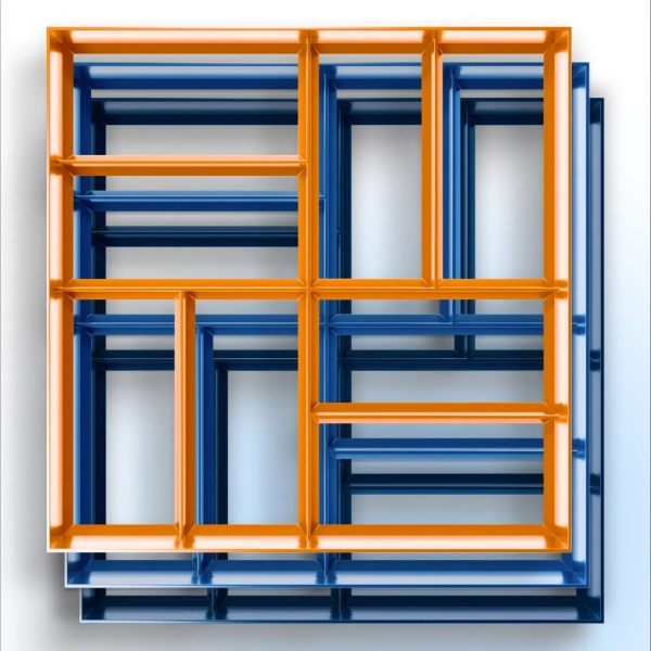 Форма для садової доріжки Верес-2007 Паркет 400х400х40 мм 3 шт. (10804303-3124)