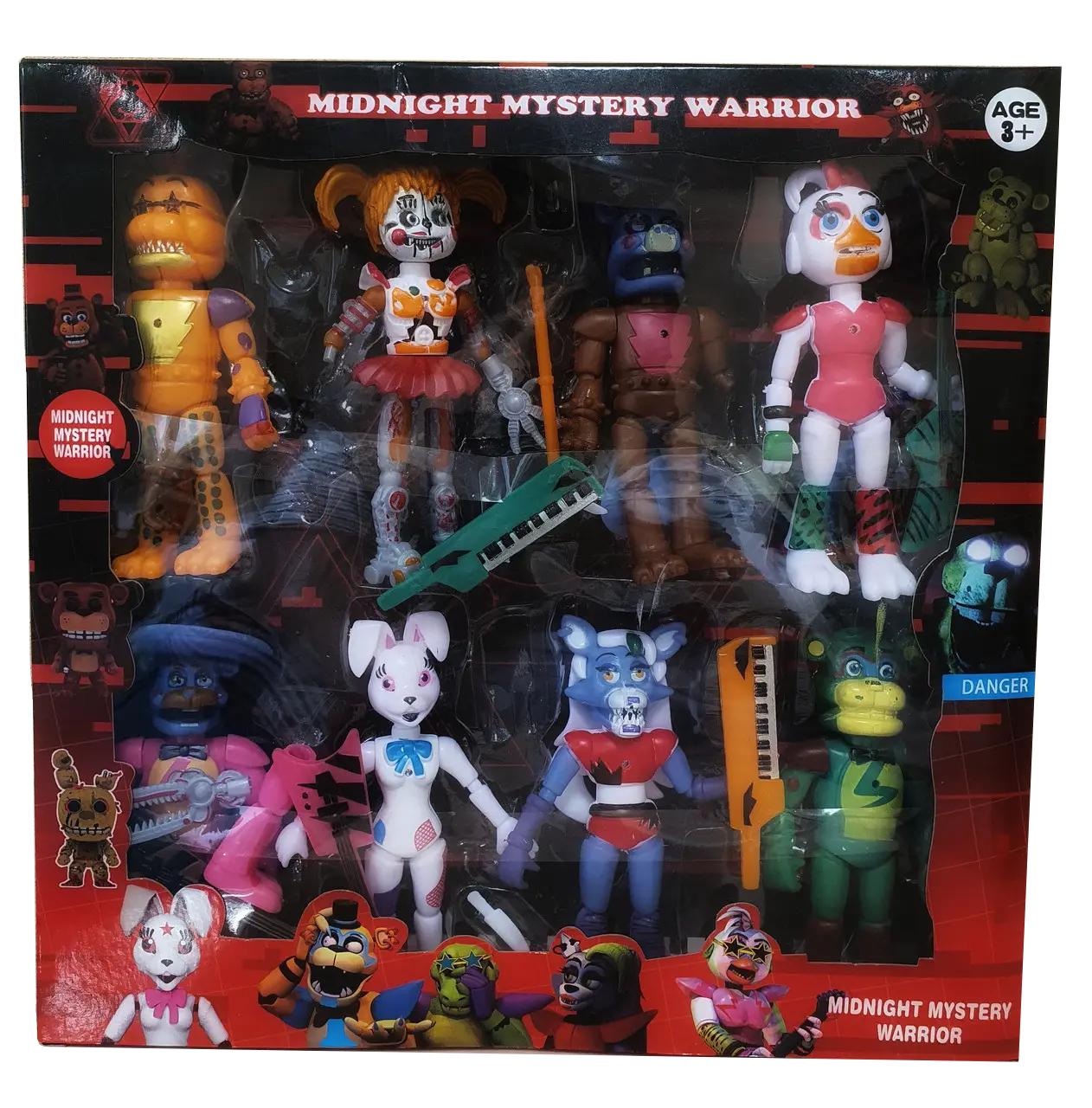 Five Nights at Freddy's フィギュアセット ᐉ Набір дитячих ігрових фігурок Five Nights at Freddy's Fnaf 8 шт