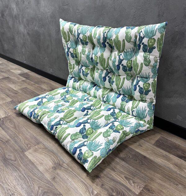 Подушка Comfort Home Cactus на поддоны/качели/каркасы/садовую мебель 150х50х50 см