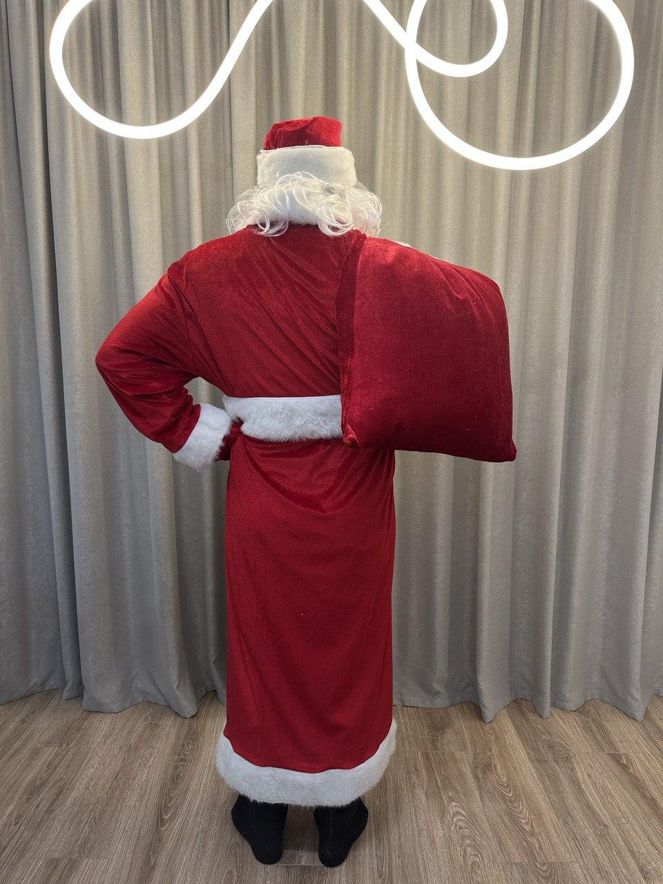 Костюм Санта-Клауса велюровый (санта1) - фото 7