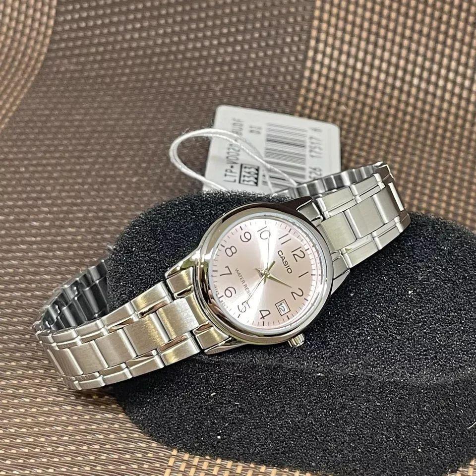 Наручний годинник жіночий Casio LTP-V002D-4BUDF d 25 мм Cрібний/Рожевий (2458912541) - фото 7 Наручний годинник жіночий Casio LTP-V002D-4BUDF d 25 мм Cрібний/Рожевий (2458912541) - фото 7
