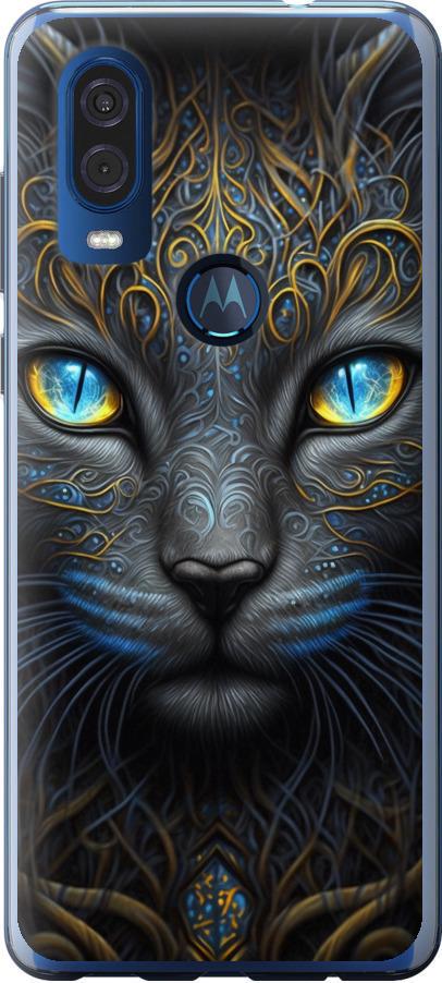 Чехол на Motorola One Vision Кошка (5548u-1782-42517)