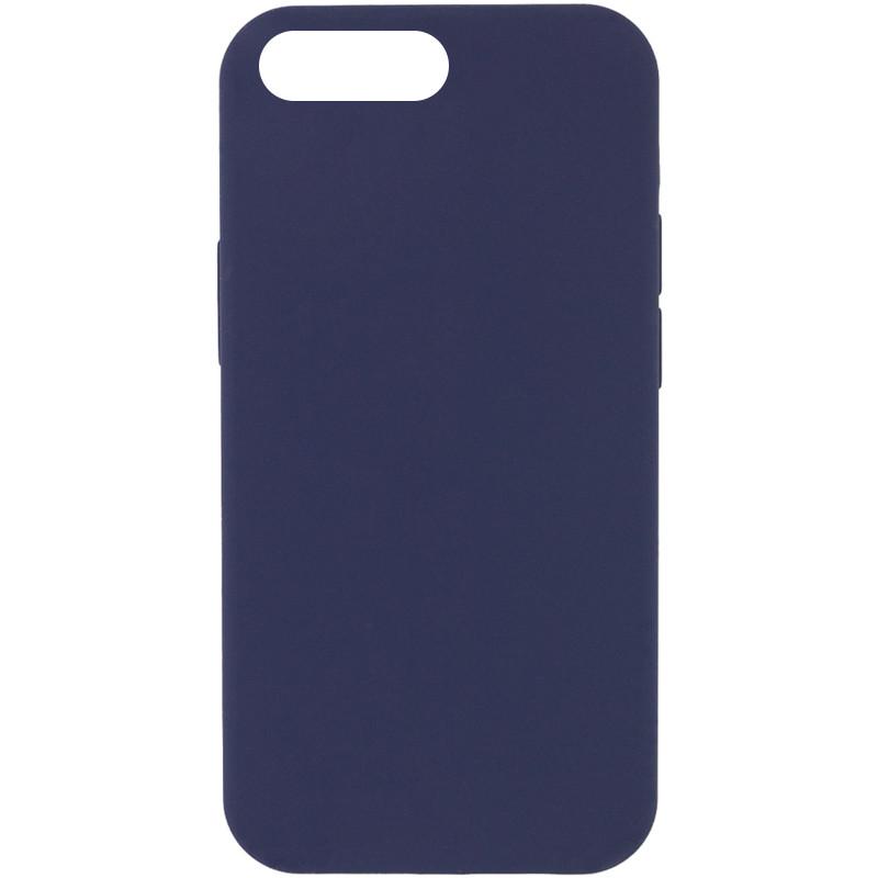 Протиударний Чохол Silicone Case Full Protective (AA) NO LOGO для Apple iPhone 7 plus / 8 plus (5.5") Темно-синій/Midnight Blue