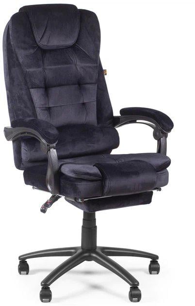 Офісне крісло Barsky Freelance Microfiber ергономічне з підніжкою Black (BFR-02)