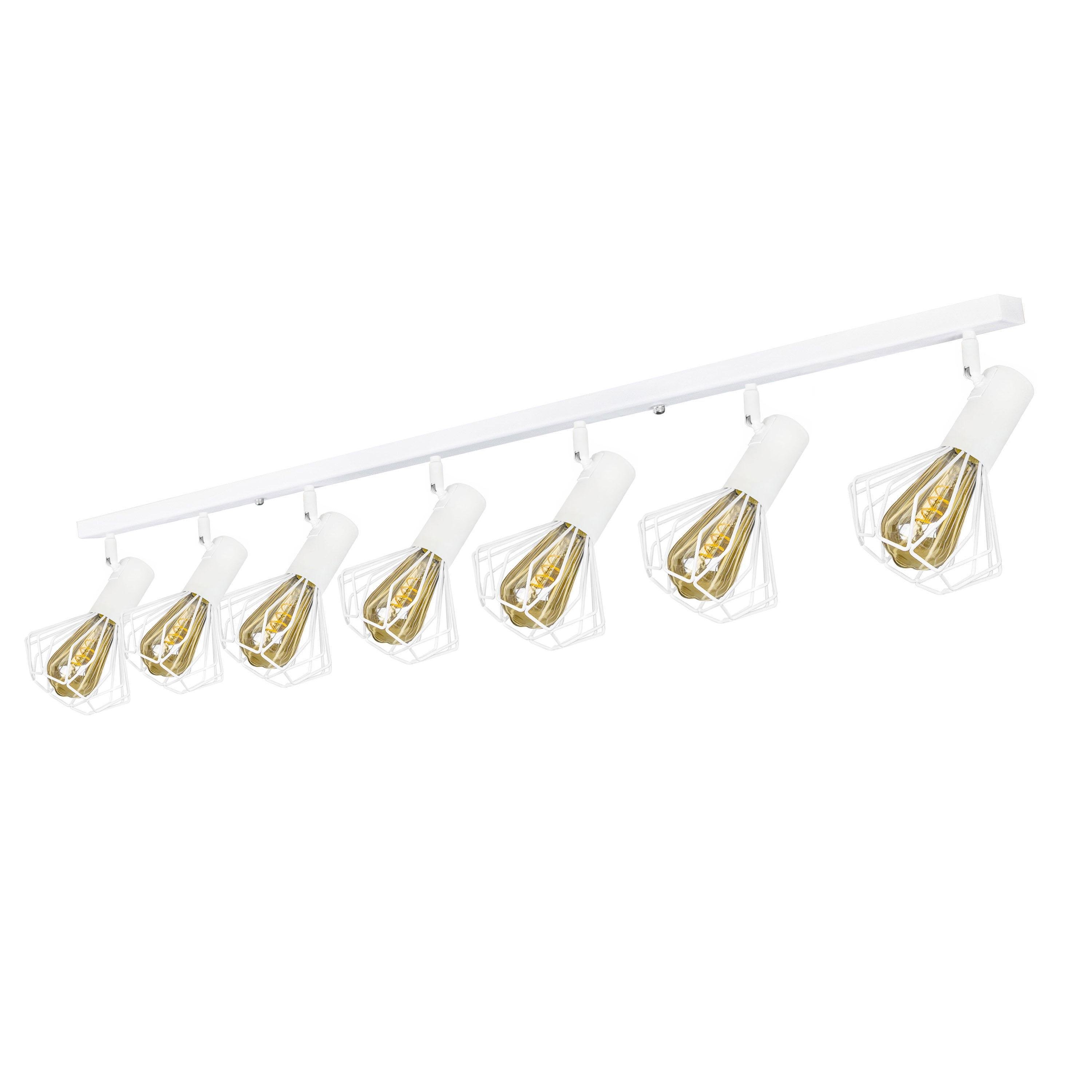 Светильник лофт MSK ELECTRIC Diadem NL 22151-7 WH потолочный