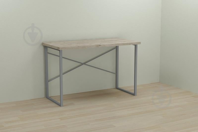 Компьютерный стол Ferrum-decor Дейв 75x100x60 серый ДСП Дуб Шервуд 32мм