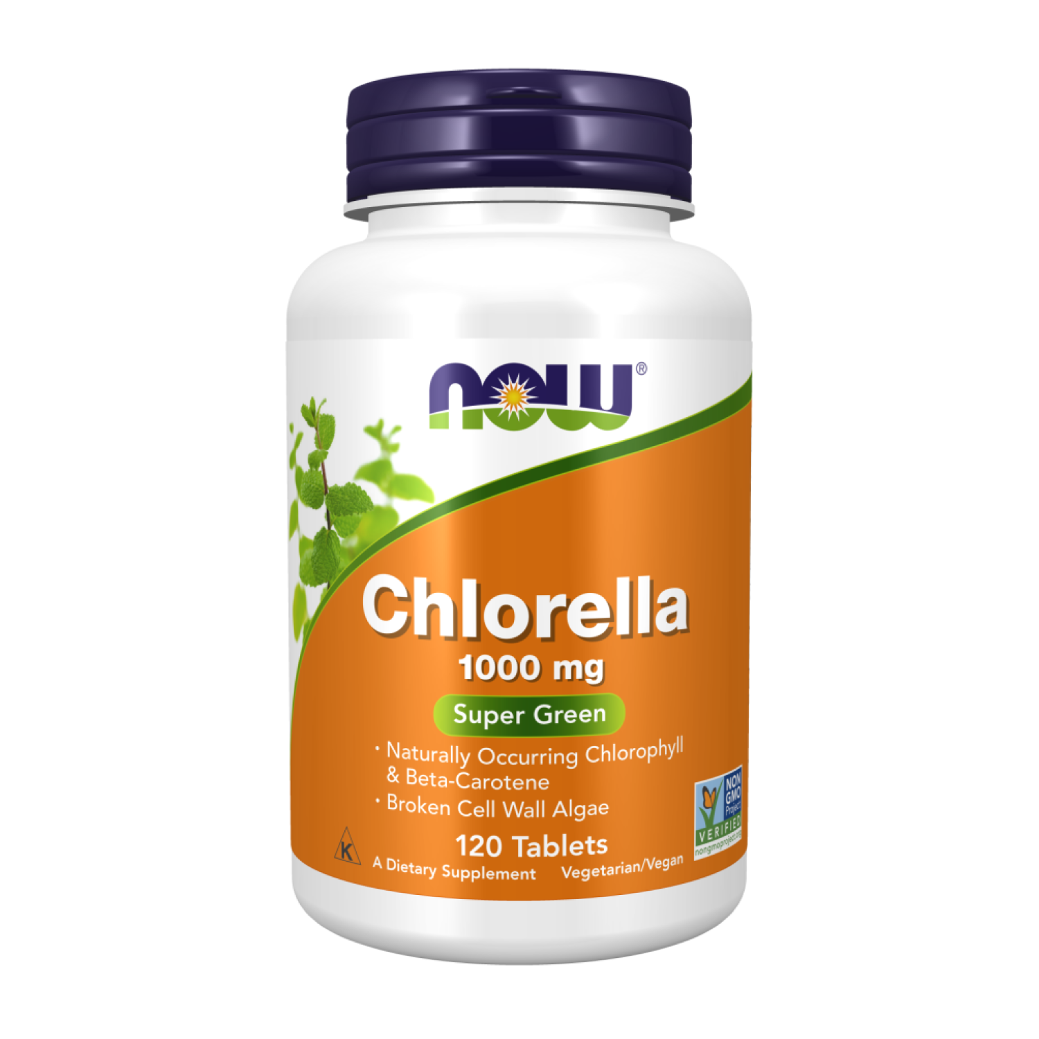 Диетическая добавка Now Foods Chlorella 1000 мг 120 таб. (CO003451)