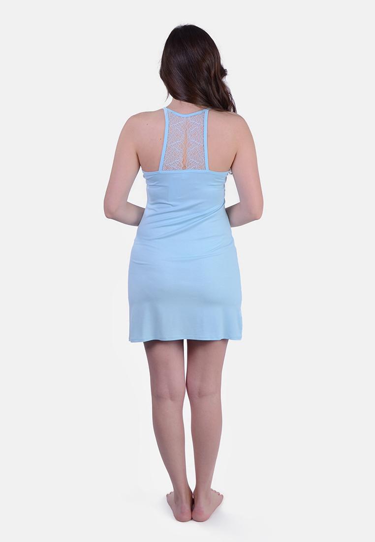 Сорочка ночная женская N.EL 931-92 S Светло-голубой - фото 3 Сорочка ночная женская N.EL 931-92 S Светло-голубой - фото 3