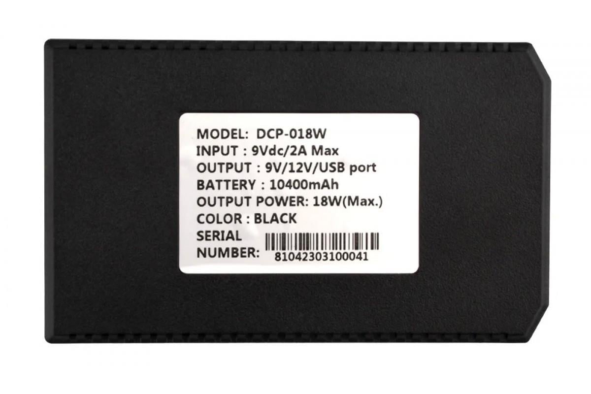 Источник бесперебойного питания для роутера DCP-018W 10400 mAh DC 5,5x2,5 мм 5/9/12V без блока питания (DC1018KNP) - фото 3