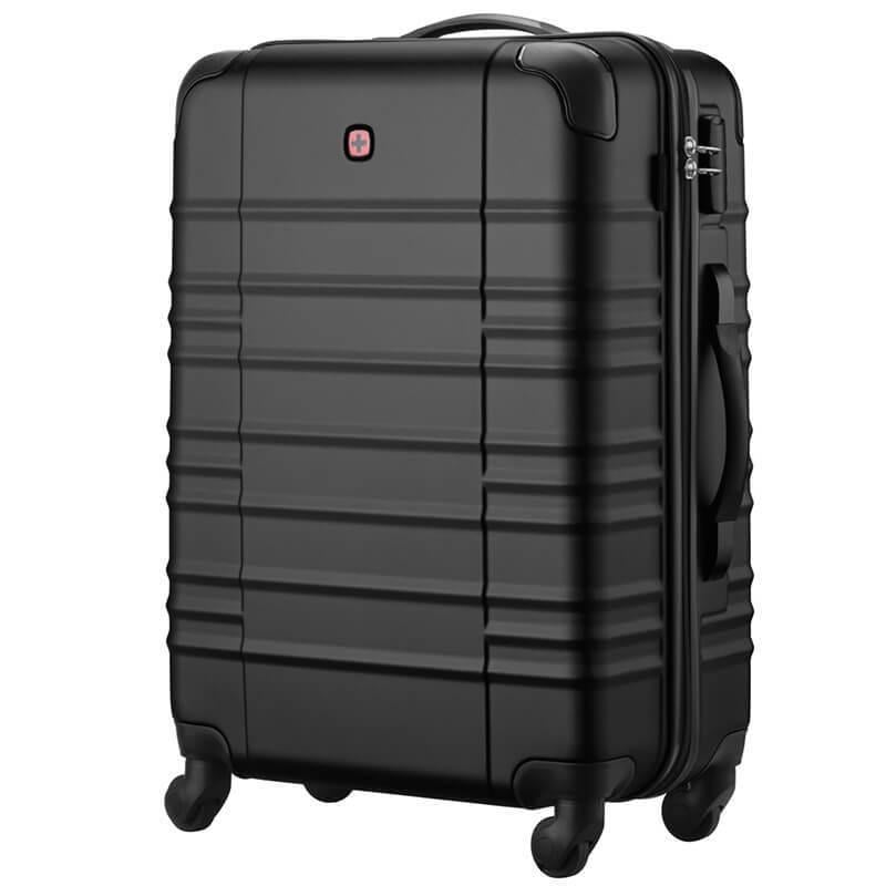 Валіза Wenger Amplar середня пластик 4 колеса 61 л Чорний (653146) - фото 2 Валіза Wenger Amplar середня пластик 4 колеса 61 л Чорний (653146) - фото 2