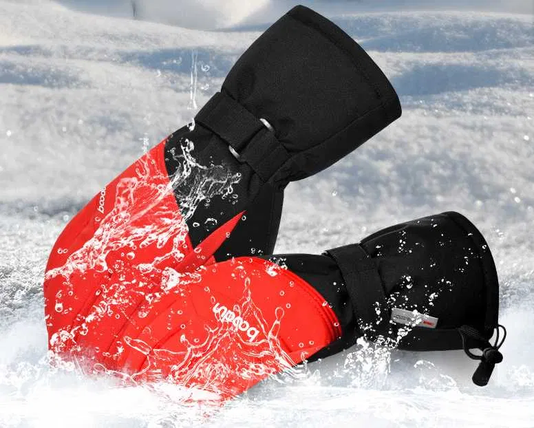 Зимові лижні рукавички Boodun M Чорно-червоний (1801224211) - фото 2 Зимові лижні рукавички Boodun M Чорно-червоний (1801224211) - фото 2