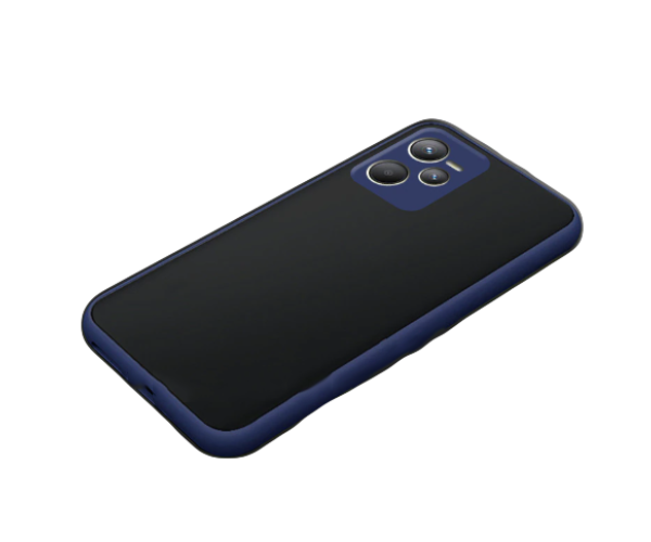 Чехол-накладка TPU Color Matte Case для Realme C35 Синий