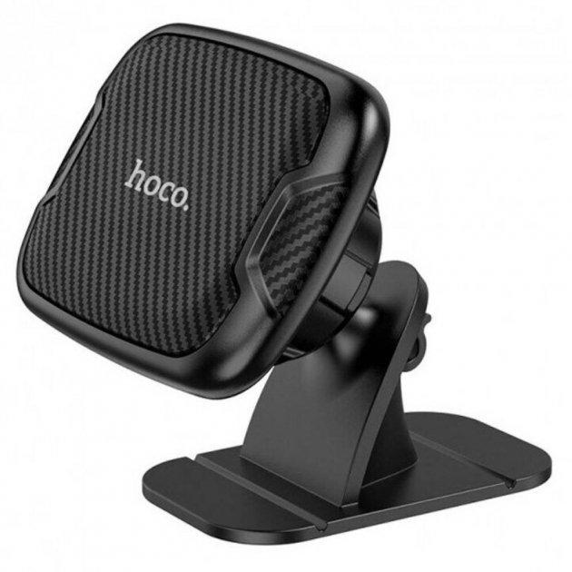 Автомобільний тримач для смартфона Hoco CA66 магнітний Чорний