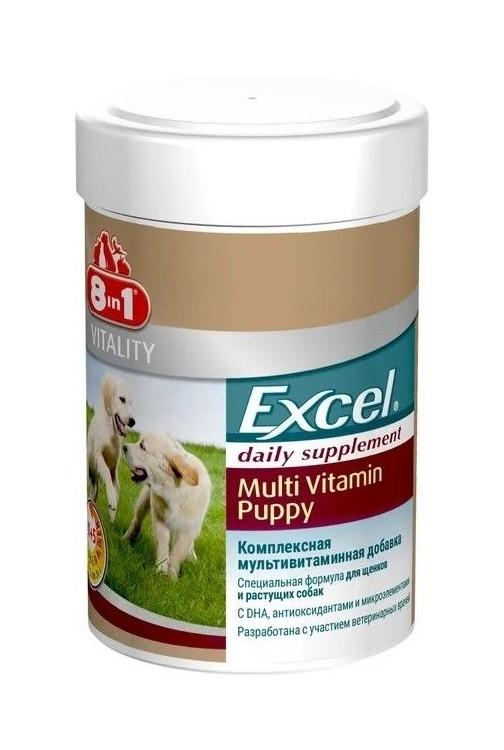 Вітаміни Excel Multi Vitamin Puppy №100 для цуценят комплексна мультивітамінна добавка 8в1 (00000000675)