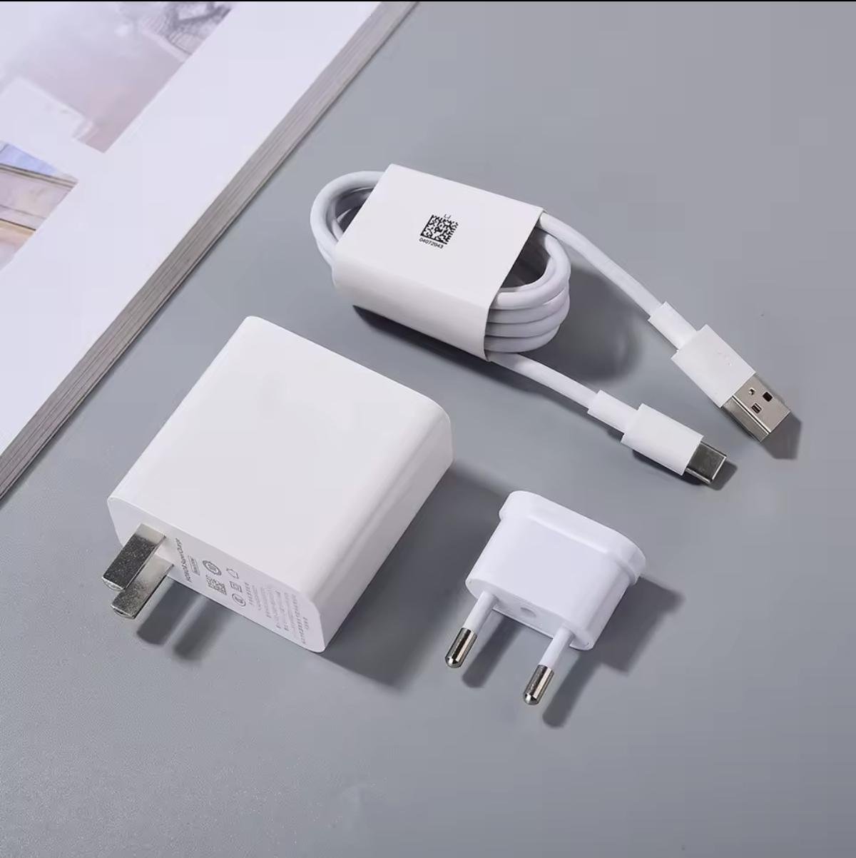 Зарядное устройство сетевое Honor SuperCharge Power Adapter 100W OEM с кабелем 1 м (29109268) - фото 3 Зарядное устройство сетевое Honor SuperCharge Power Adapter 100W OEM с кабелем 1 м (29109268) - фото 3