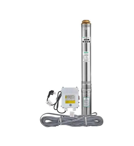 Насос скважинный центробежный Taifu 4STM 6/15+50M 1500 Вт с кабелем 50 м и пультом (TF3396)