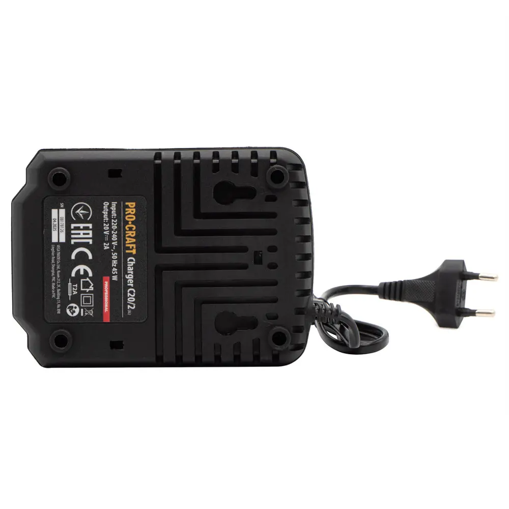 Набір акумуляторів Li-ion та зарядного пристрою ProCraft PBC 20/2 акб та зп - фото 11