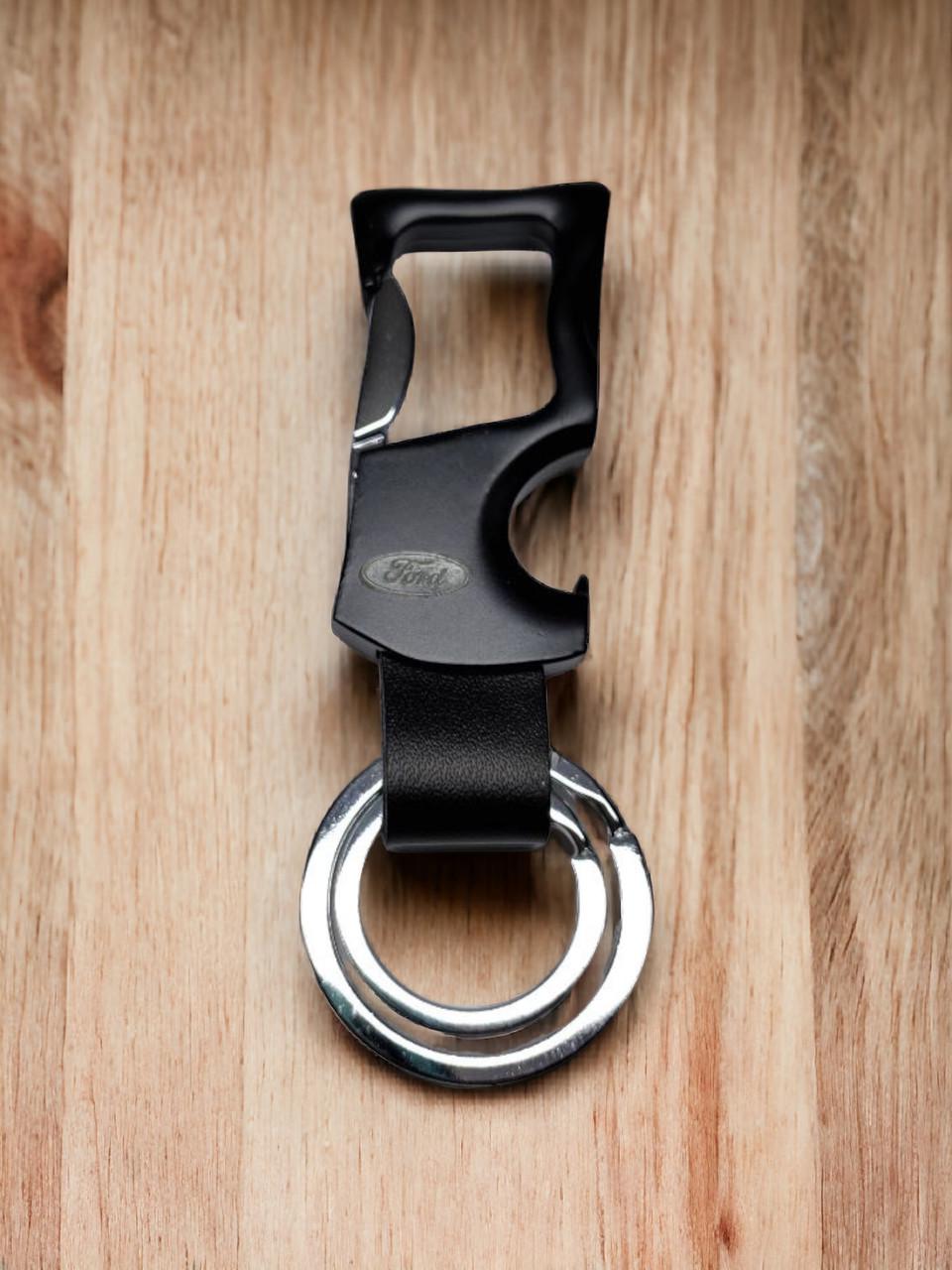 Брелок-открывалка с карабином Ford металлический (2228610371)