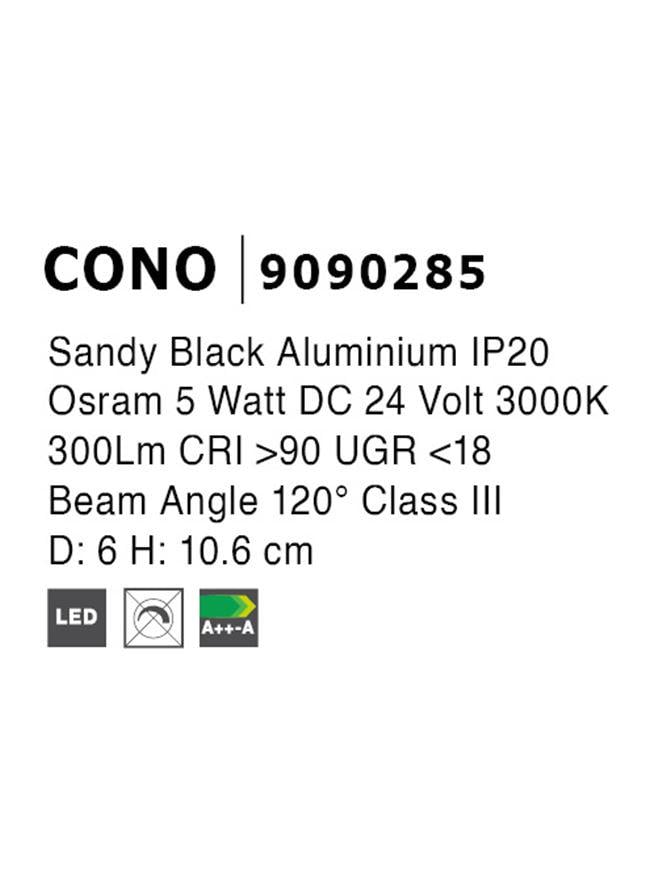 Светильник магнитный Nova Luce Cono (9090285) - фото 7 Светильник магнитный Nova Luce Cono (9090285) - фото 7