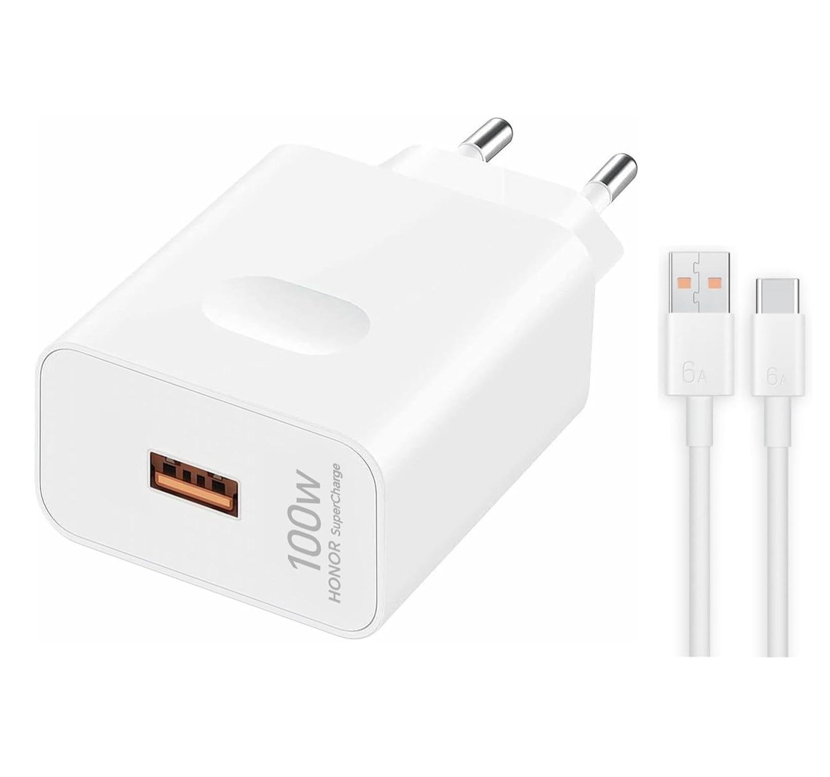 Зарядное устройство сетевое HONOR SuperCharge 100W OEM EU 1 м (32006936)