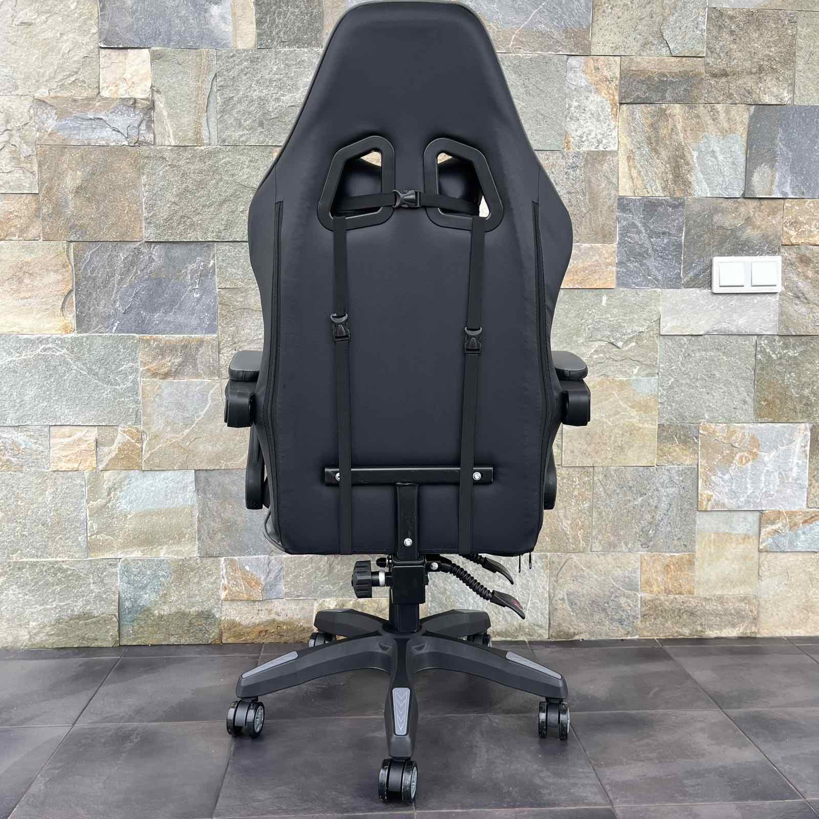 Кресло компьютерное геймерское SEWEN 730 Черный/Серый (9869702) - фото 5 Кресло компьютерное геймерское SEWEN 730 Черный/Серый (9869702) - фото 5