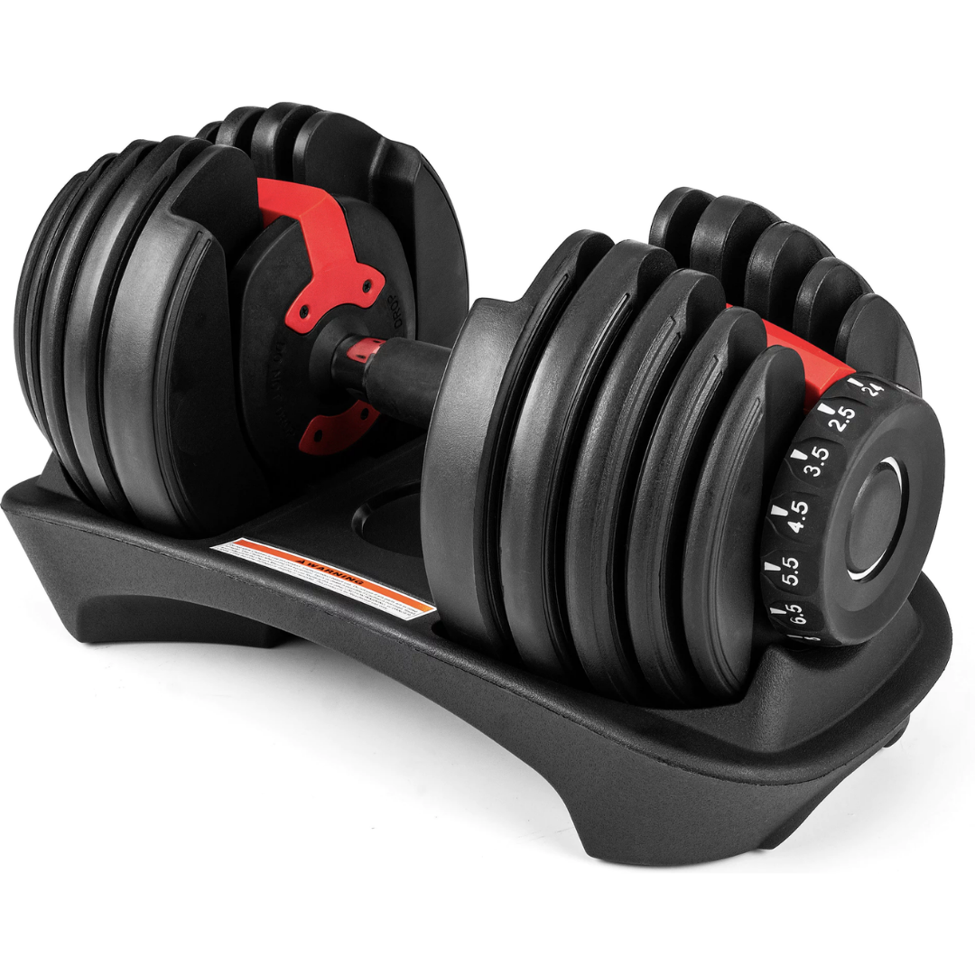 Гантель розбірна регульована Gymtek 2,5-24 кг Червоний Гантель розбірна регульована Gymtek 2,5-24 кг Червоний