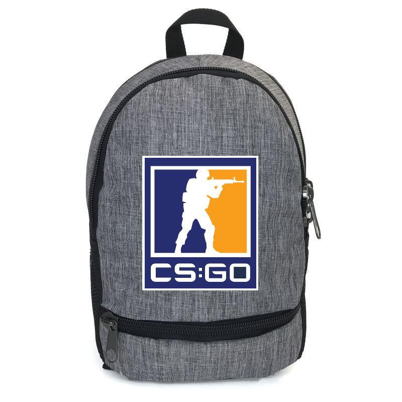 Школьный рюкзак с принтом Counter-Strike CSGO-004 12,5 л Серый (1441896090)