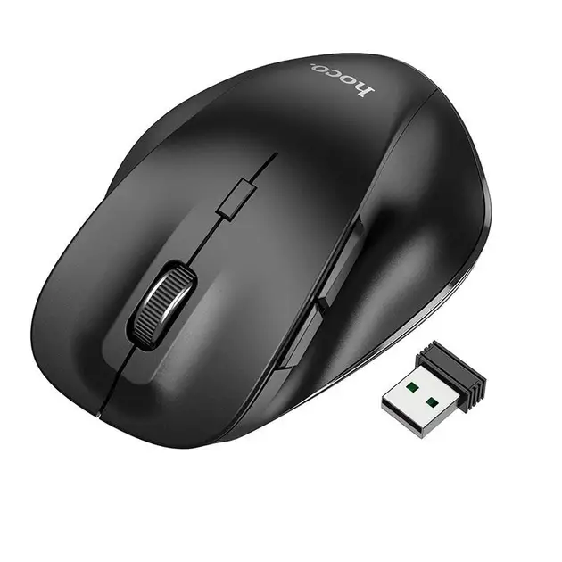 Мышь беспроводная Hoco GM24 Mystic Six-Button Dual-Mode Business Wireless Mouse Black